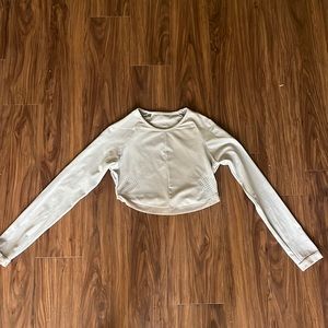 Gym shark long sleeve crop top